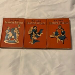 Vintage 1950's Uncle Arthur's Bedtime Stories. 3 Books